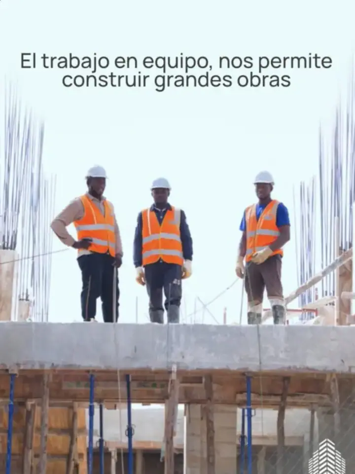 El trabajo en equipo nos permite construir grandes obras.